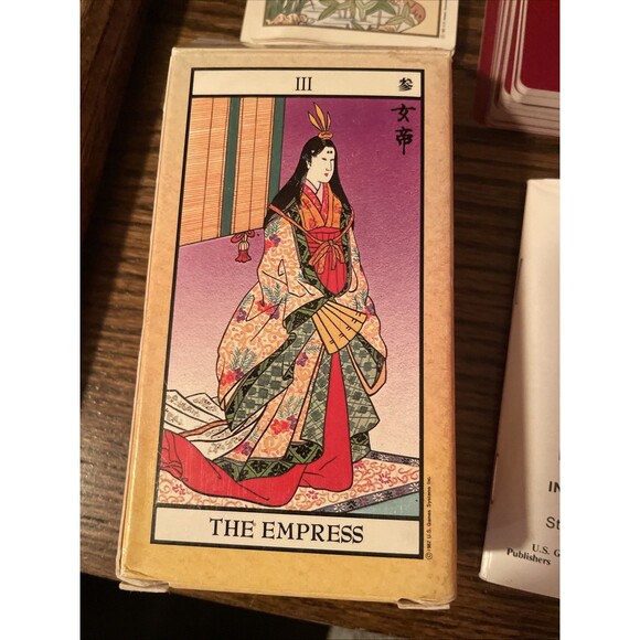 RARE Vintage Ukiyoe Tarot Crds Deck 1982 Stuart Kaplan Complete w/ Instructions - Picture 3 of 10
